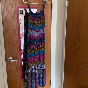 lane bryant patterned plus size maxi dress